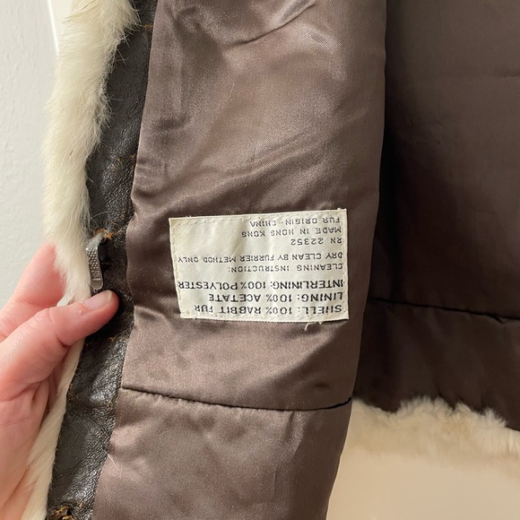 Vintage Rabbit Fur Cropped Jacket - Picture 5 of 7